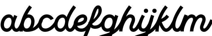 Monotail Script Bold Font LOWERCASE