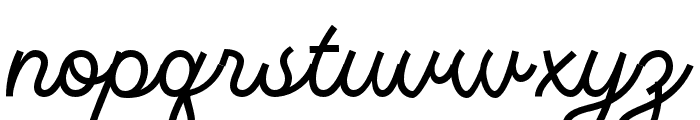 MonotailScript-Medium Font LOWERCASE