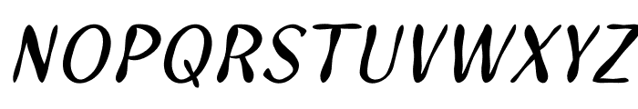 Monotime Italic Font UPPERCASE