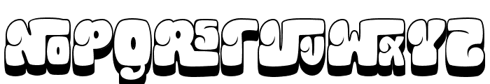 Monpire Extrude Regular Font UPPERCASE