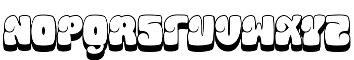 Monpire Extrude Regular Font LOWERCASE