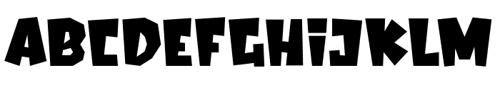 Monsta Night Font LOWERCASE