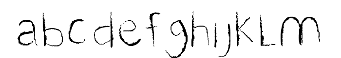 Monstahh-effect Font LOWERCASE