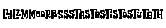 Monster Bash Alt Font LOWERCASE