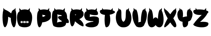 Monster Cubby Font UPPERCASE