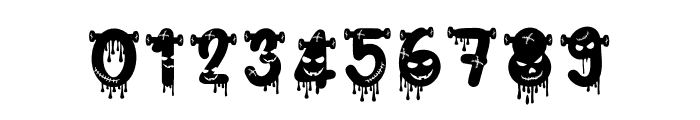 Monster Halloween Font OTHER CHARS