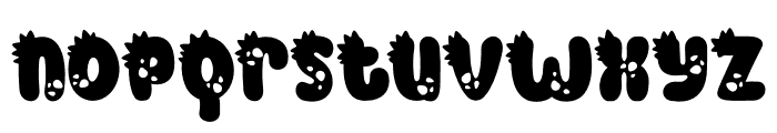 Monster Mash Dino 3 Font LOWERCASE