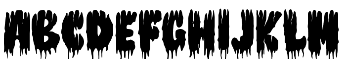 Monster Scratch Font LOWERCASE