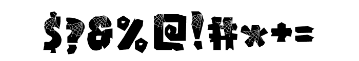 Monster Spider Font OTHER CHARS