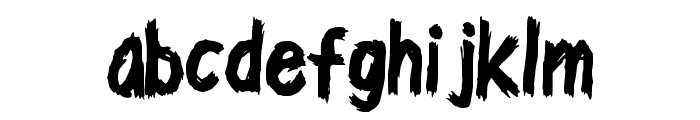 Monster Werewolf Regular Font LOWERCASE