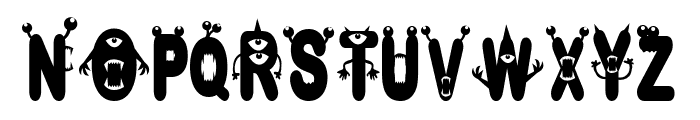 Monster kids Font UPPERCASE