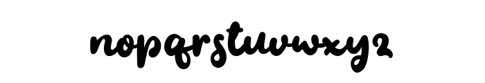 MonsterGarden-Regular Font LOWERCASE