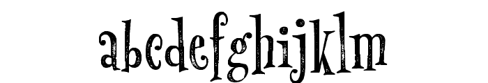 MonsterPie Rough Regular Font LOWERCASE