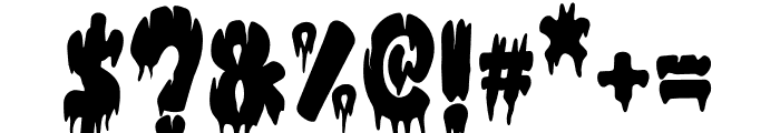 MonsterScratch Font OTHER CHARS