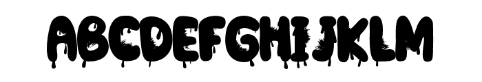 MonsterfieldBloody Font UPPERCASE