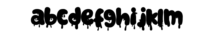 MonsterfieldBloody Font LOWERCASE