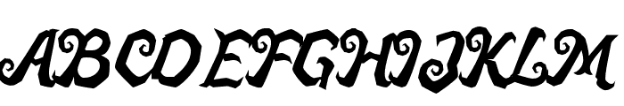Monsteria-Regular Font UPPERCASE