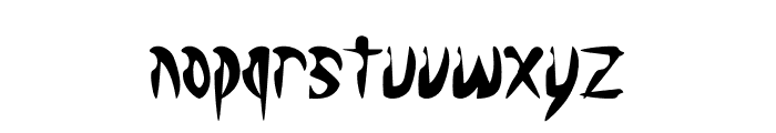 Monsterious Font LOWERCASE