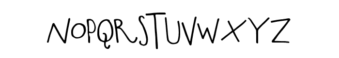 Monsters Font LOWERCASE