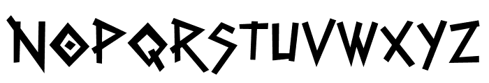 Monstone Font LOWERCASE