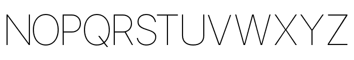 Montagiou-Thin Font UPPERCASE