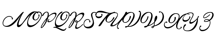 Montain-Regular Font UPPERCASE
