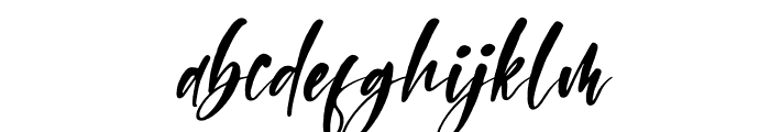 Montana Bright Italic Font LOWERCASE