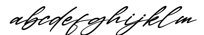 Montana Victory Italic Font LOWERCASE