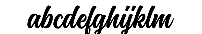 MontanaTypeface-Regular Font LOWERCASE