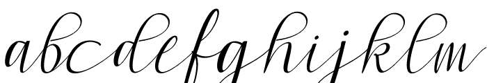 Montapallier Italic Font LOWERCASE