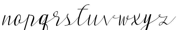 Montapallier Italic Font LOWERCASE