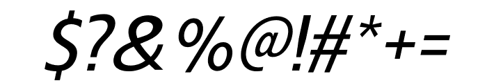 Montblack Italic Font OTHER CHARS