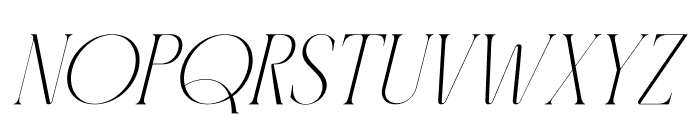 Montcers Italic Font LOWERCASE