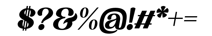 MonteBlance-Italic Font OTHER CHARS