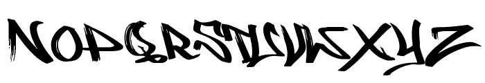 Monteez Graffiti Font UPPERCASE