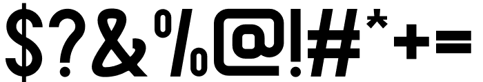 Montelgo Sans Serif Font OTHER CHARS
