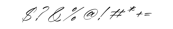Montelia Hublot Italic Font OTHER CHARS