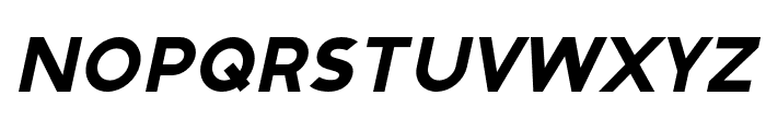 Montenna Black Italic Font UPPERCASE
