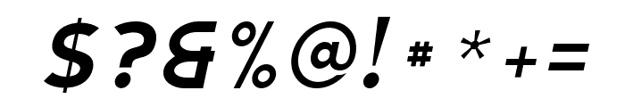 Montenna Bold Italic Font OTHER CHARS