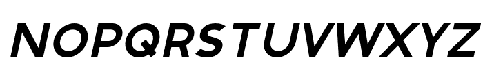 Montenna Extra Bold Italic Font UPPERCASE