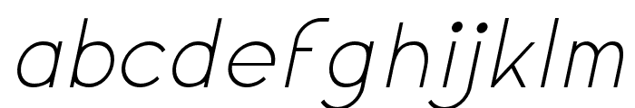 Montenna Extra Light Italic FONT