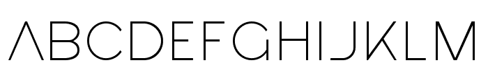 Montenna Extra Light Font UPPERCASE