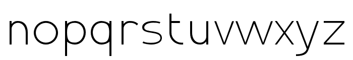 Montenna Extra Light Font LOWERCASE