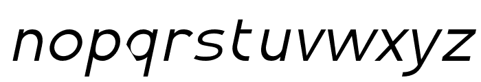 Montenna Italic Font LOWERCASE