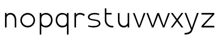 Montenna Light Font LOWERCASE