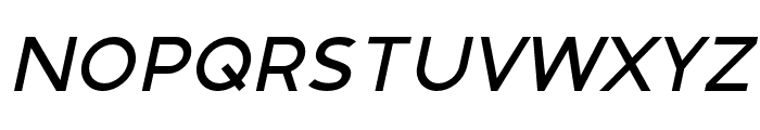 Montenna Semi Bold Italic Font UPPERCASE