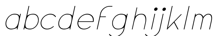 Montenna Thin Italic FONT