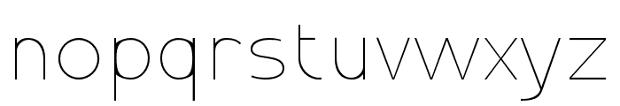 Montenna Thin Font LOWERCASE