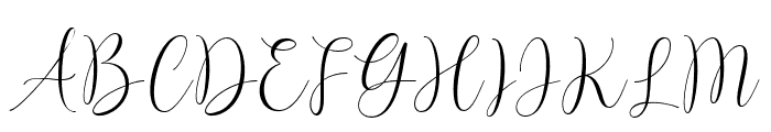 Montessa-Regular Font UPPERCASE