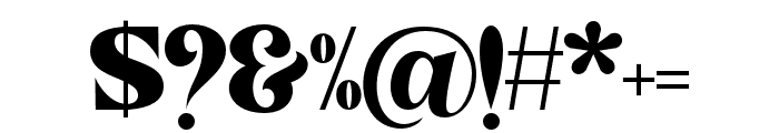 Monteya-Regular Font OTHER CHARS